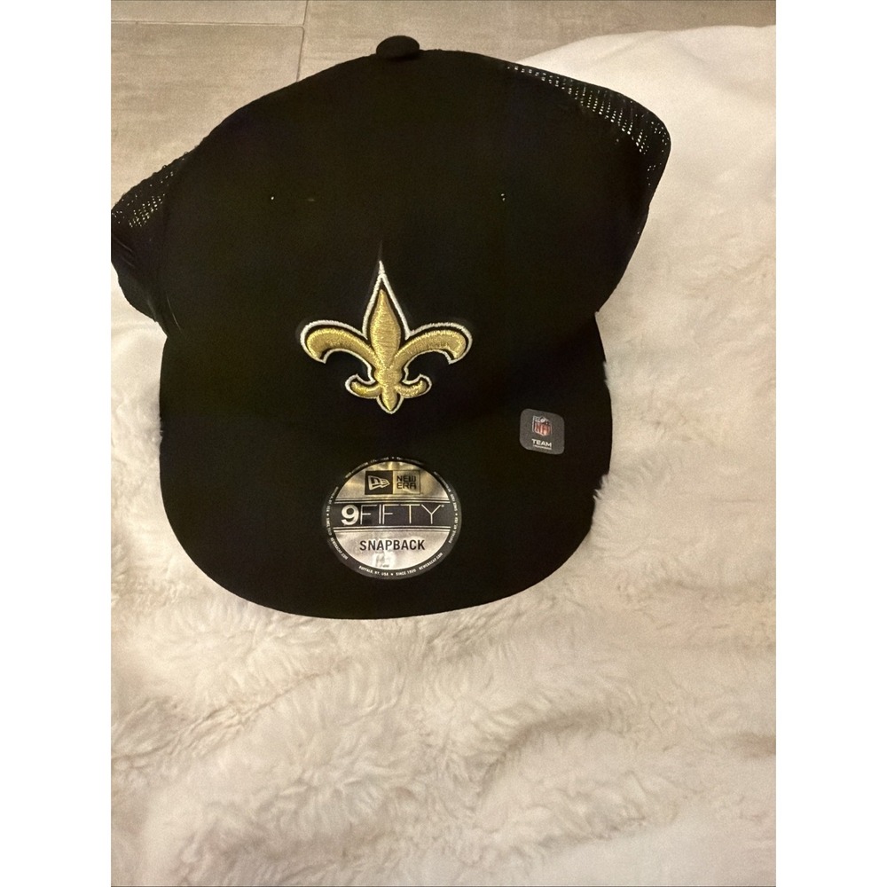New Era New Orleans Saints 9Fifty Low Profile Trucker SnapBack Adjustable Hat